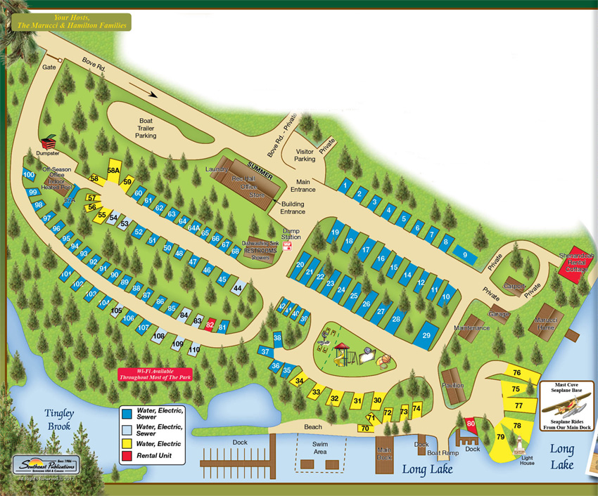 Colonial Mast Site Map